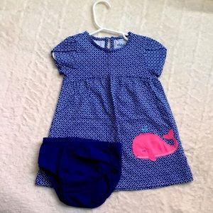 Baby girl dress with bloomer’s
